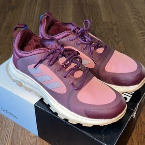 Adidas Women's Burgundy and Pink Athletic Shoes